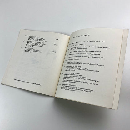 Kurt Absolon Wien 1925-1958 | Galerie Welz Salsburg exhibition catalogue, 1968