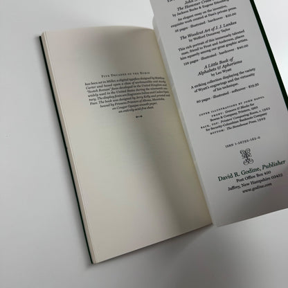 Five Decades of the Burin The Wood Engravings of John DePol | David R. Godine, 2004 | bookplate for Simon Brett