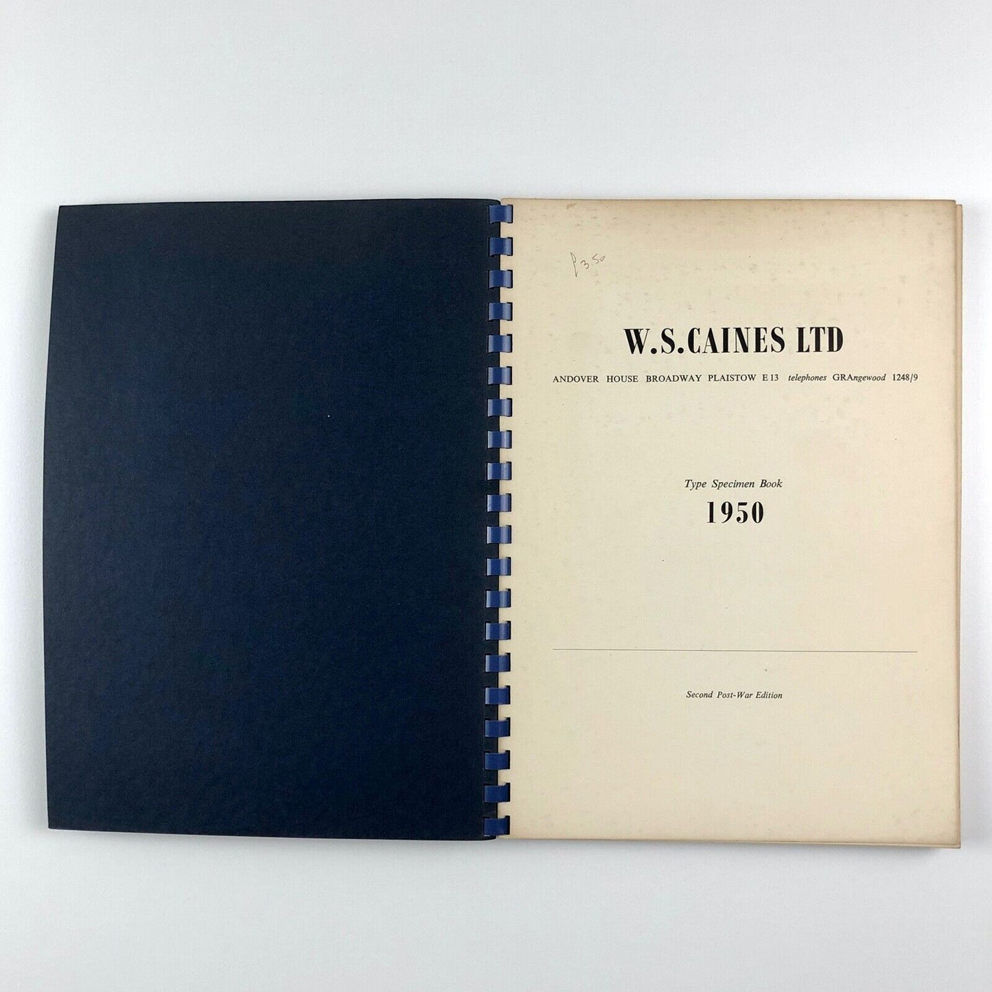 ABCD Caines Type Faces | Type specimen book | W. S. Caines, 1950
