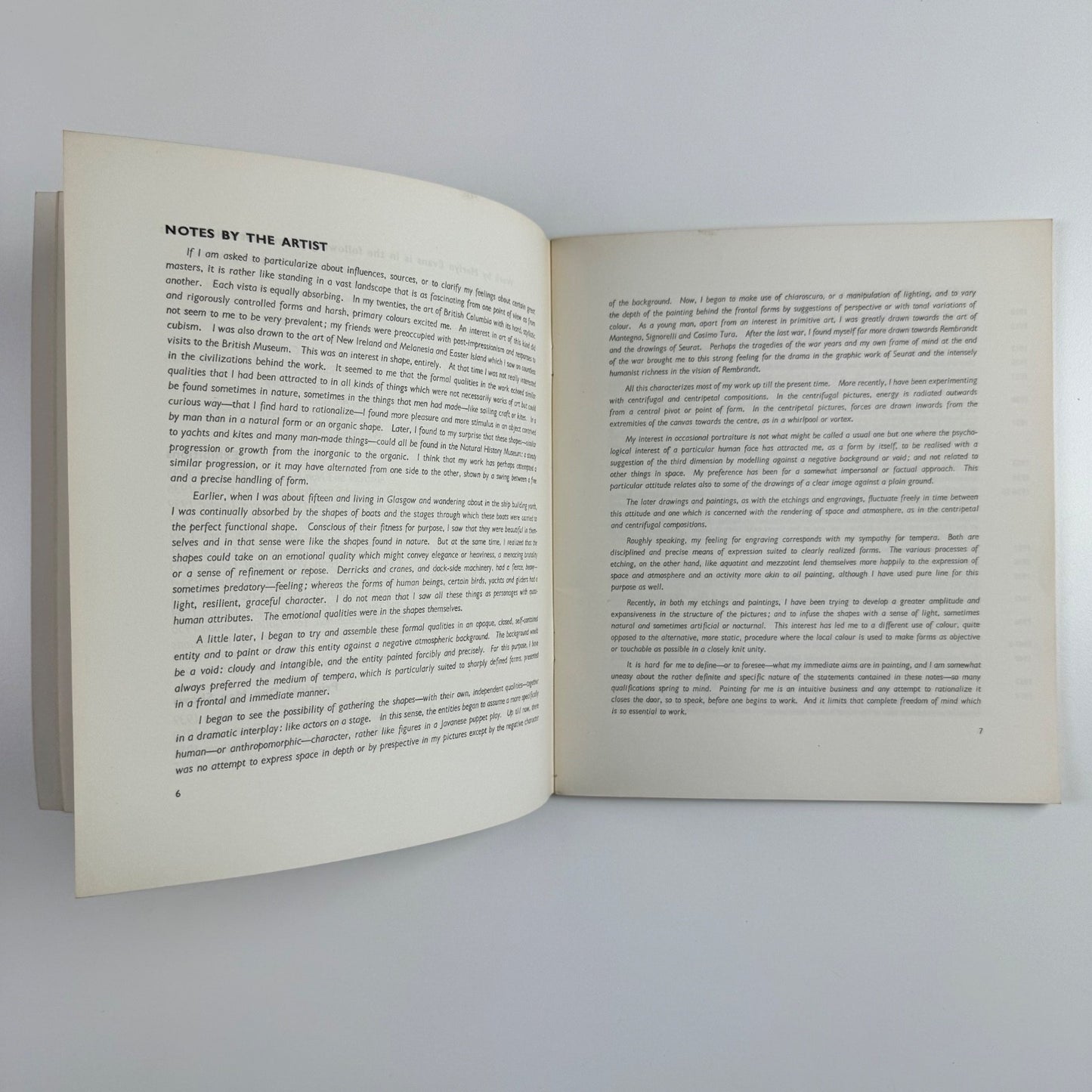 Merlyn Evans paintings, drawings and etchings Whitechapel Art Gallery 1956