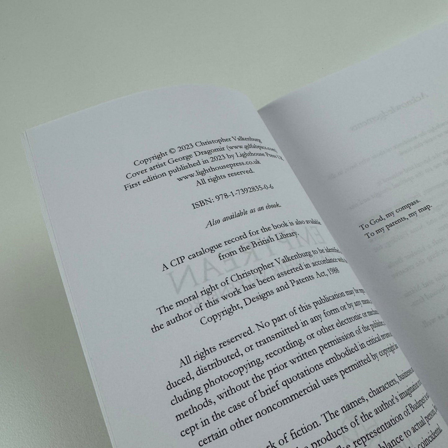 Empyrean by Christopher Valkenburg | Lighthouse Press, 2023