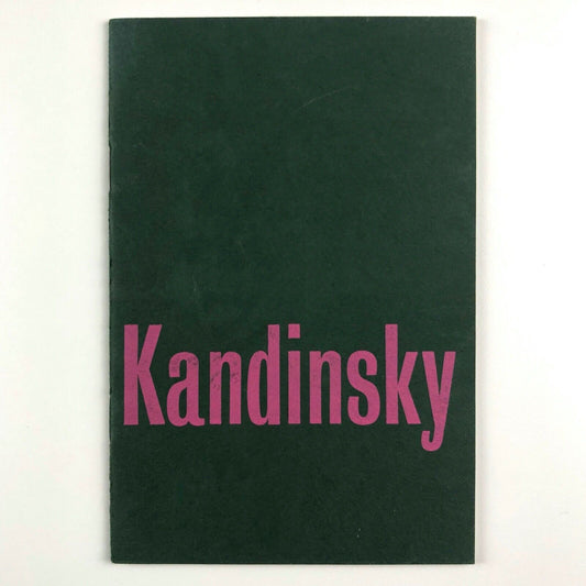 Paintings by Kandinsky from the Guggenheim New York | Tate catalogue, 1958