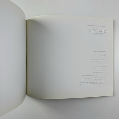 Alex Katz. Beachscenes and landscapes | Galerie Thaddaeus Ropac, 2002