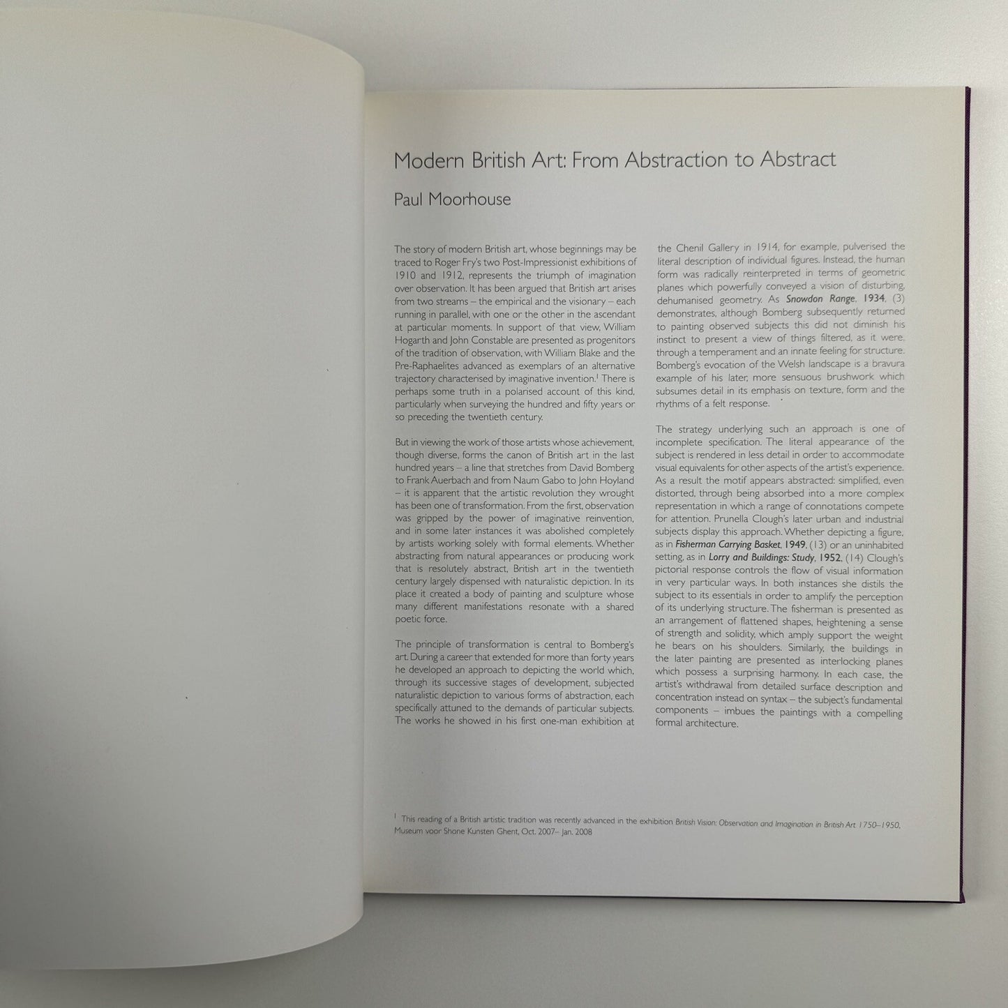 Modern British Art | Offer Waterman catalogue, 2009