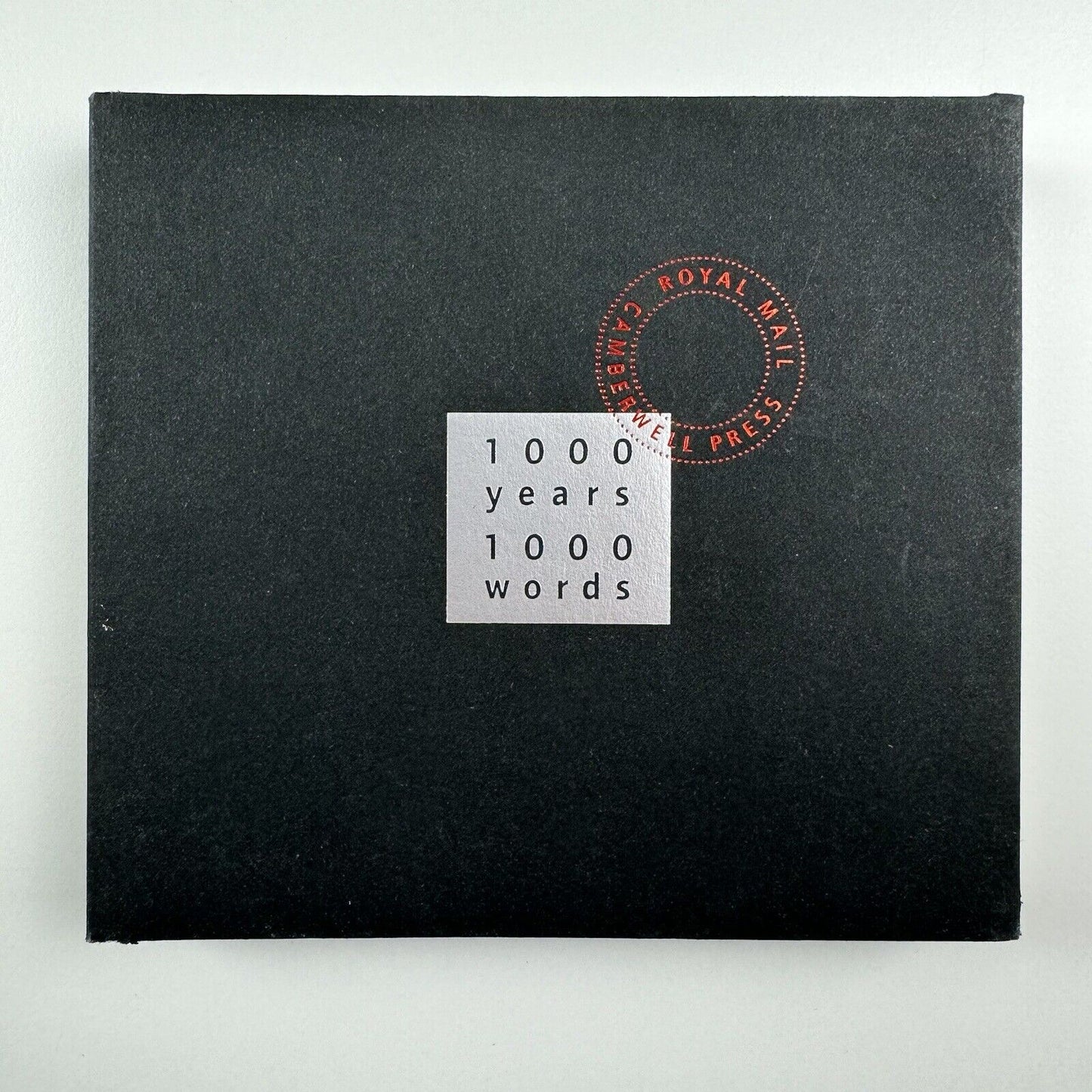 A thousand years A thousand words. A Celebration of the Royal Mail Millennium Stamps project by Michael Benson | The Camberwell Press, 1999