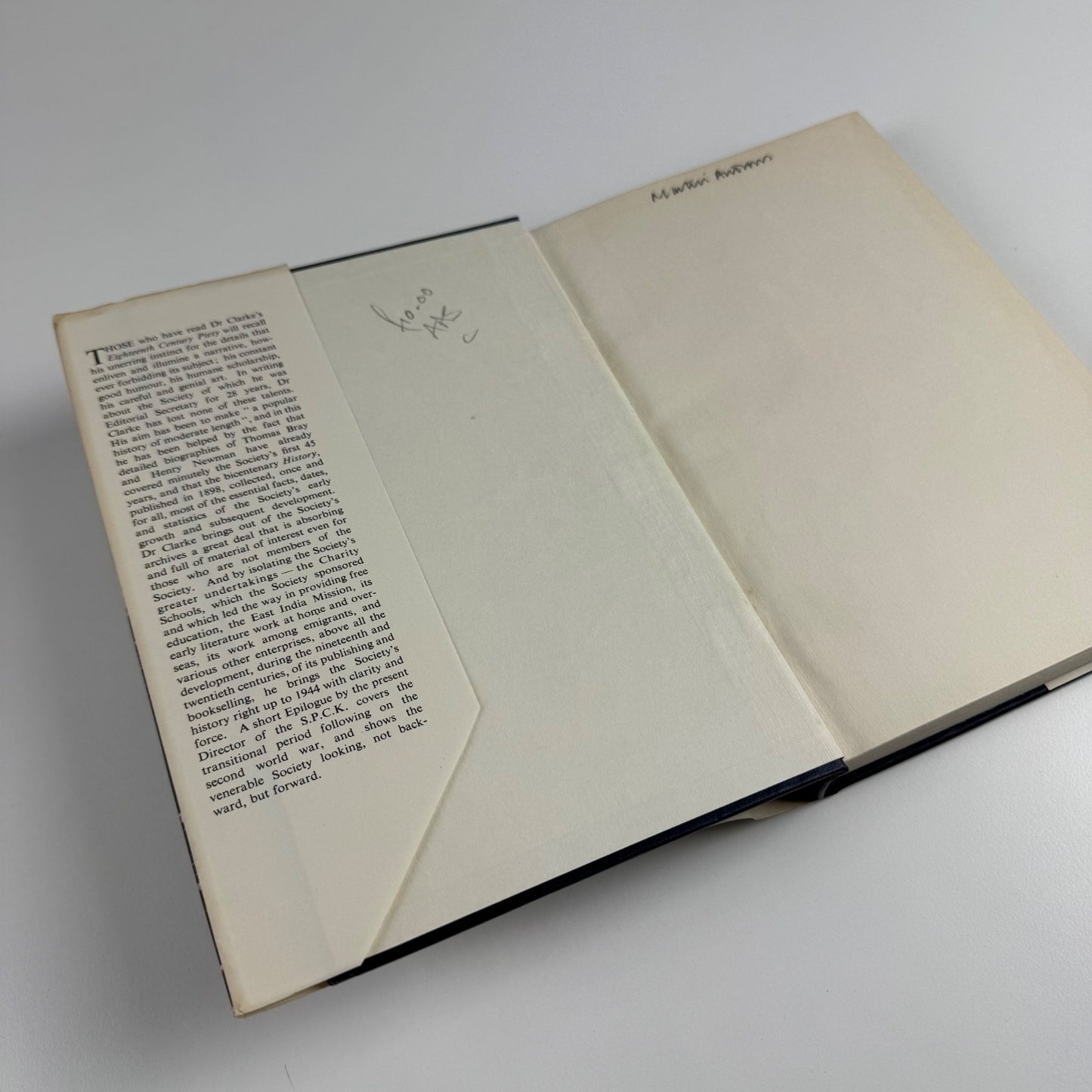 A History of The S.P.C.K. by W.K. Lowther Clarke | S.P.C.K. London, 1959