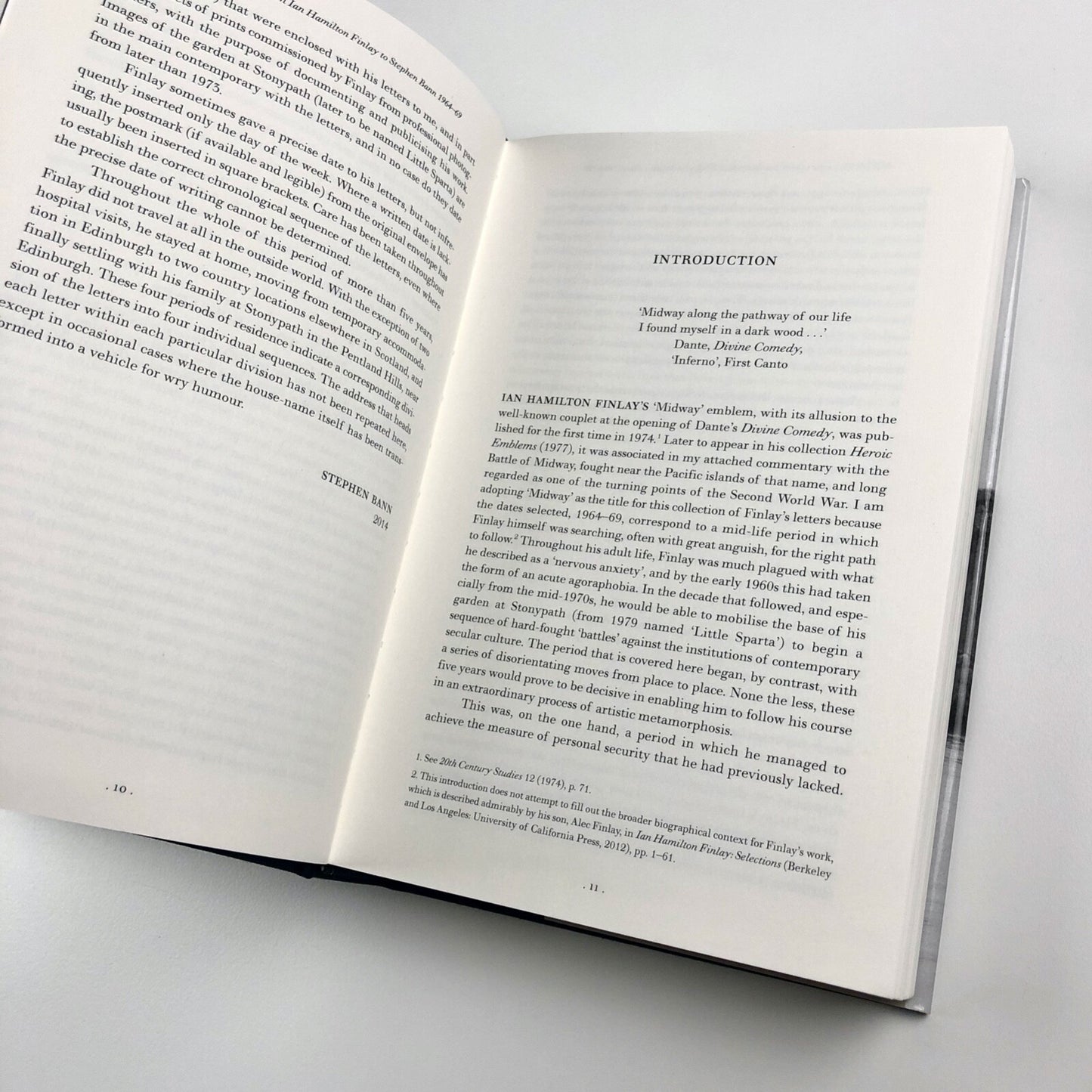 Midway. Letters from Ian Hamilton Finlay to Stephen Bann 1964-69 | Hardback | Wilmington Square Books, 2014