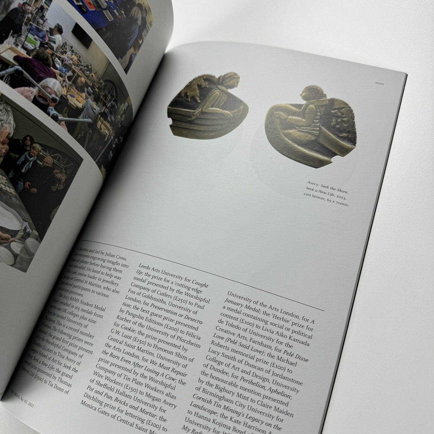 The Medal. British Art Medal Society BAMS journal. Issue No. 83, Autumn 2023