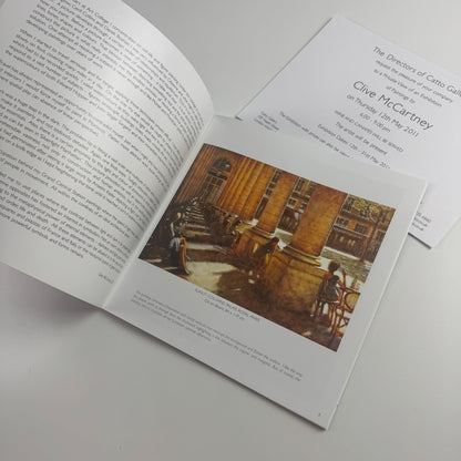 'Travelling Light’ Clive McCartney | Catto Gallery, 2011 + private view invitation