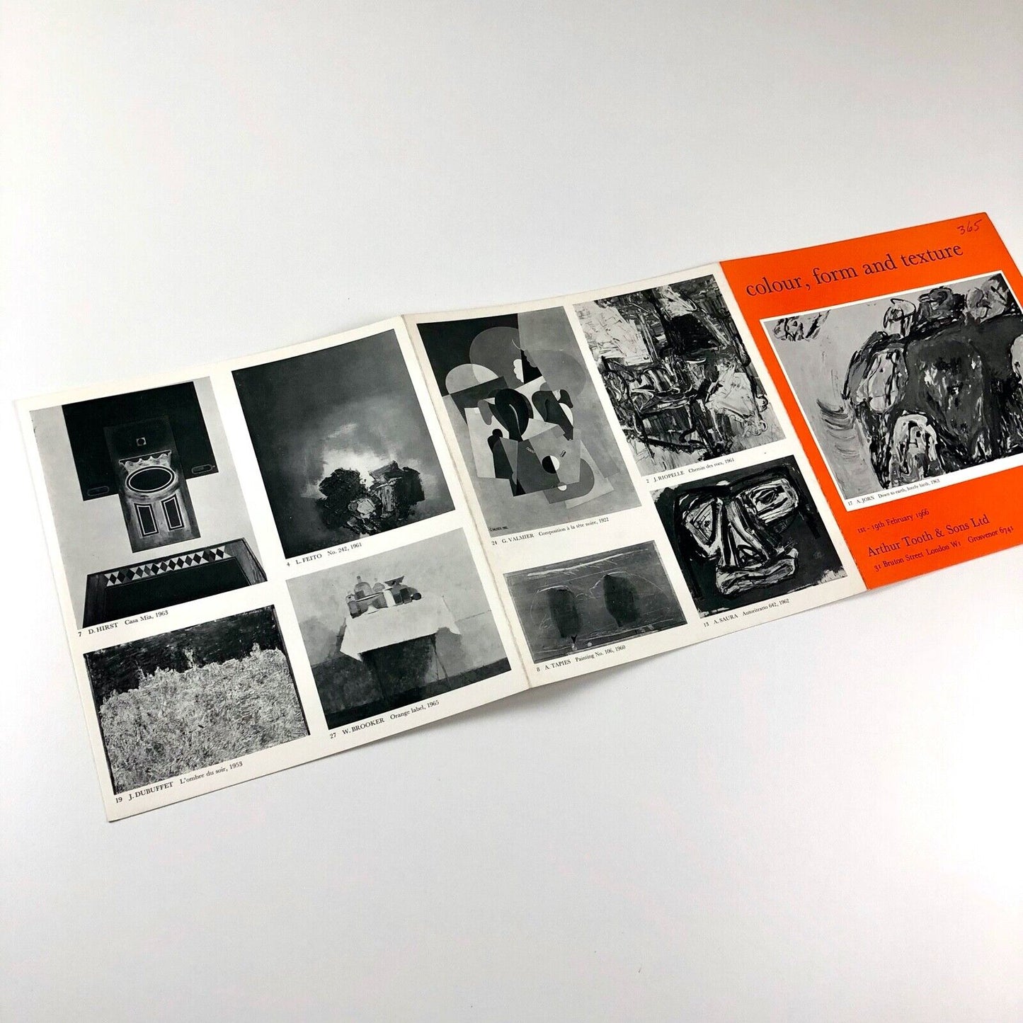 Colour, Form and Texture | Arthur Tooth, London catalogue, 1966