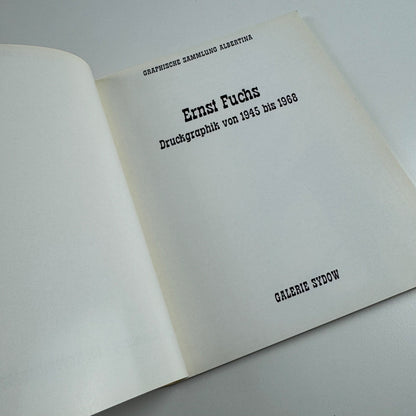 Ernst Fuchs. Druckgraphik von 1945 bis 1968 | Galerie Sydow, 1968/69