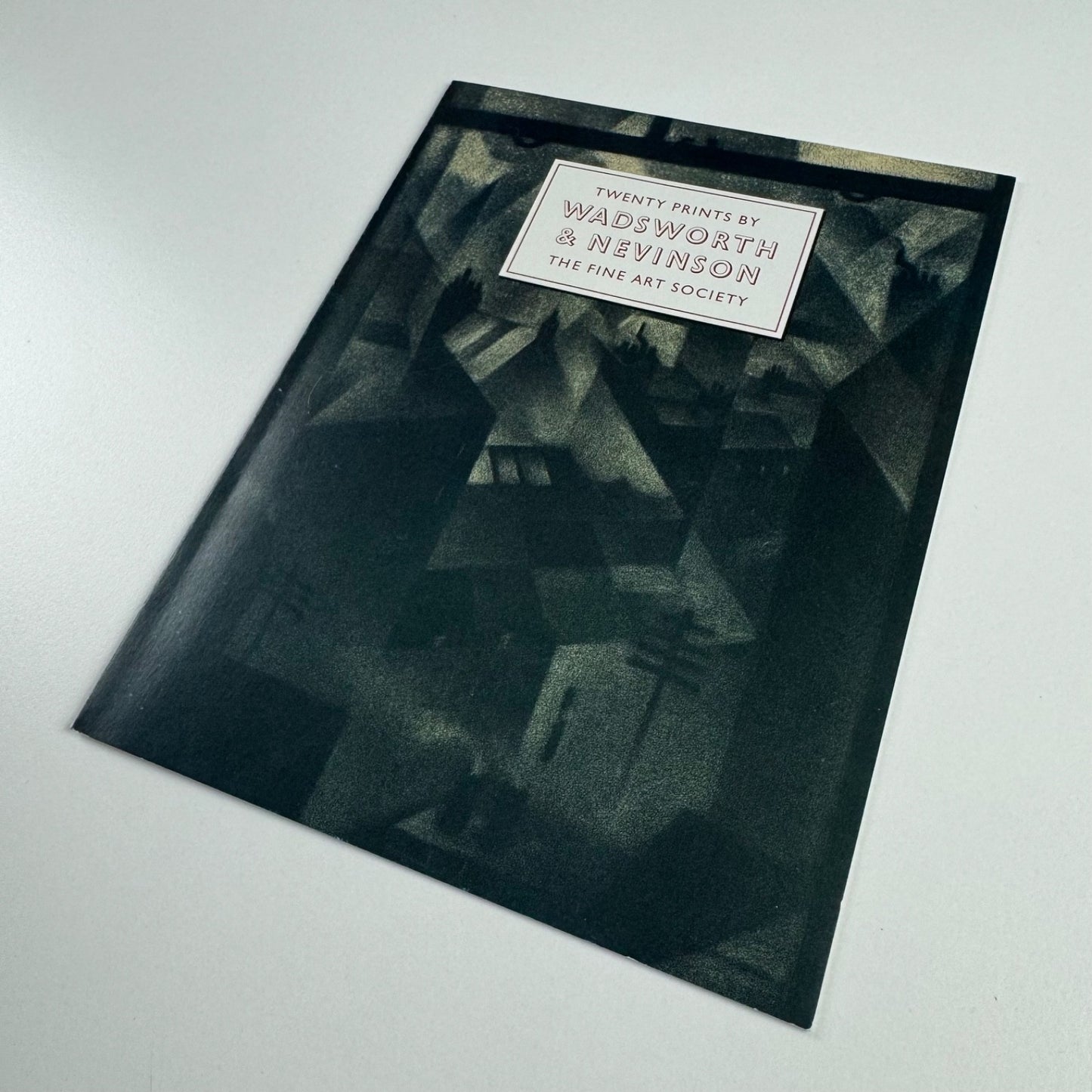 Leaflet for Twenty prints by Wadsworth & Nevinson | The Fine Art Society, undated