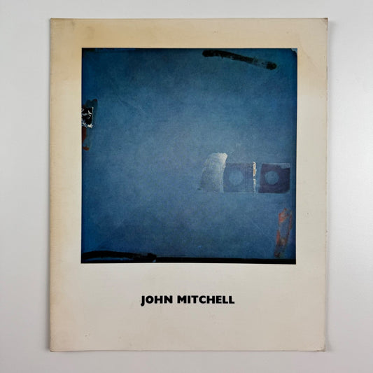 Folding card for John Mitchell. Camden Arts Centre 1972