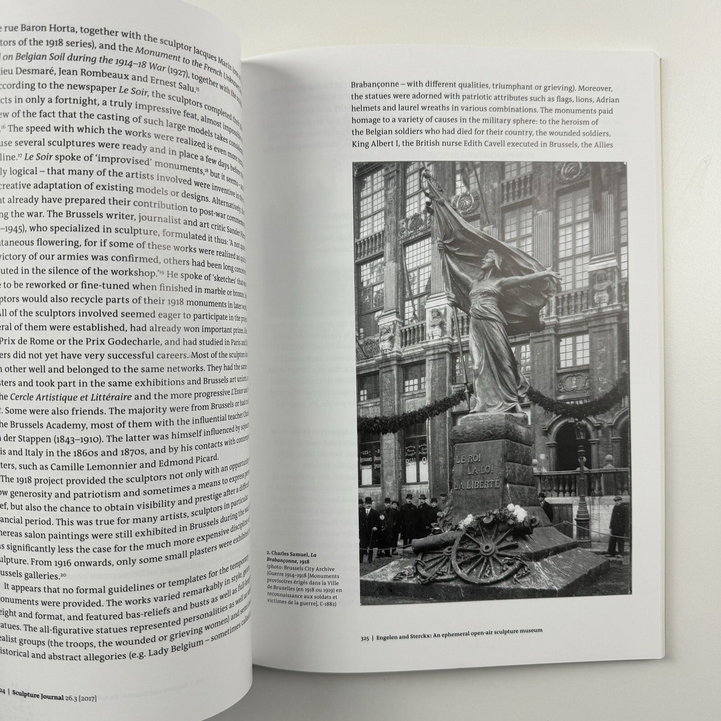 Sculpture Journal | Vol 26.3 2017 | Liverpool University Press and The Public Monuments and Sculpture Association