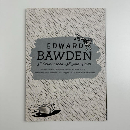 Edward Bawden fold-out promotional card | Cecil Higgins Art Gallery, 2009/10