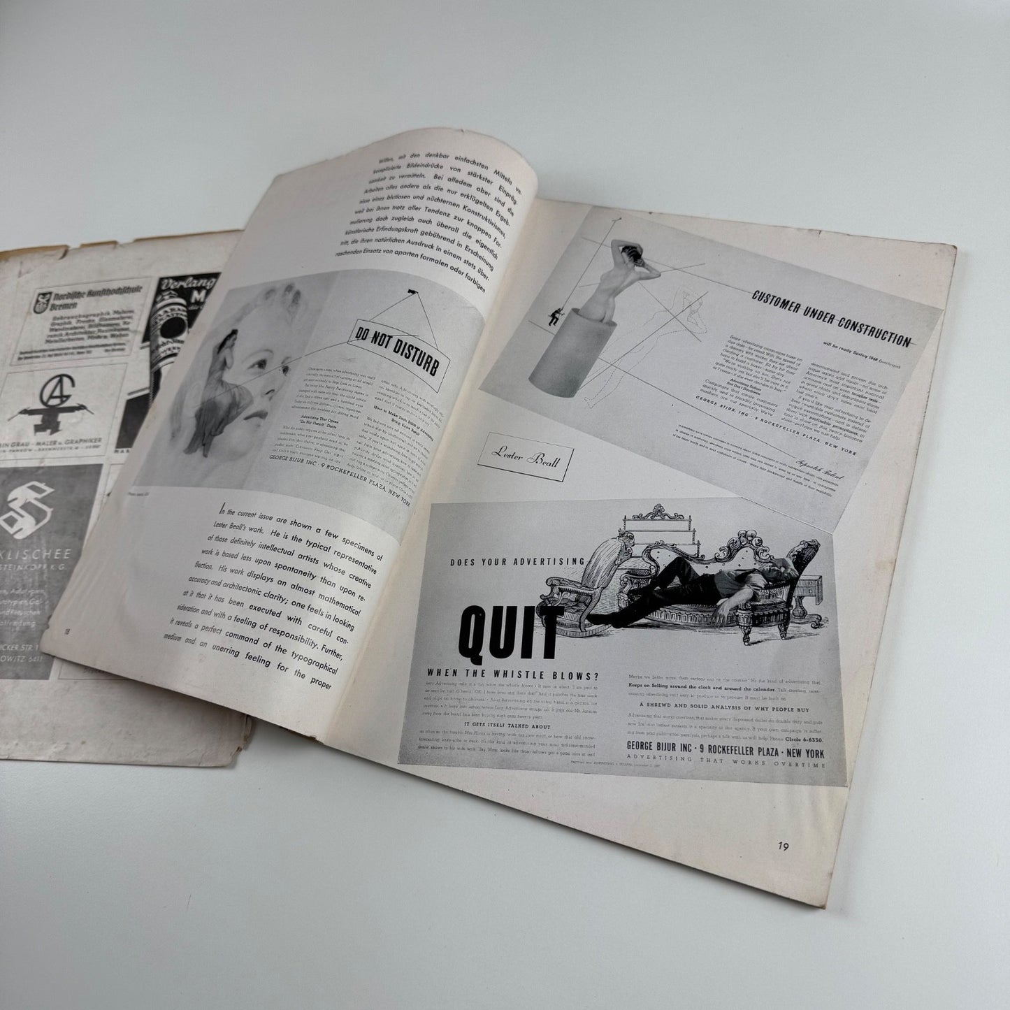 Gebrauchsgraphik International Advertising Art. April 1935 edited by Professor HK Frenzel