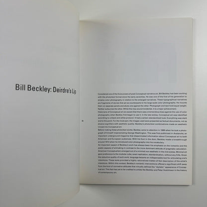 Bill Beckley | Galerie Hans Meyer exhibition catalogue, 2003