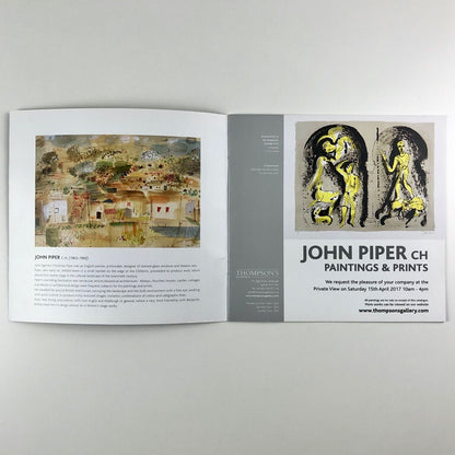John Piper Paintings & Prints | Thompson's Aldeburgh exhibition catalogue, 2017