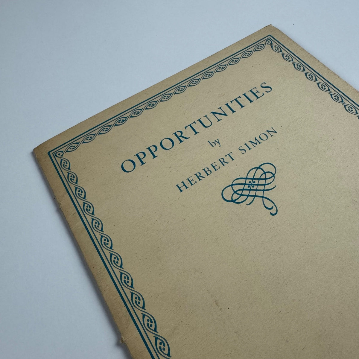 Opportunities by Herbert Simon Curwen Press | Birmingham School of Printing 1951