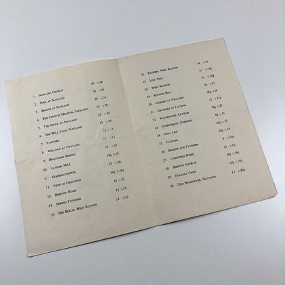 Alan Clutton Brock – Recent Paintings | Marlborough Fine Art catalogue booklet, 1952