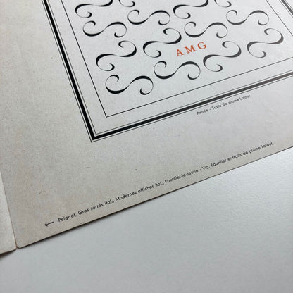 Deberny et Peignot Divertissements Typographiques | Type specimen sheet