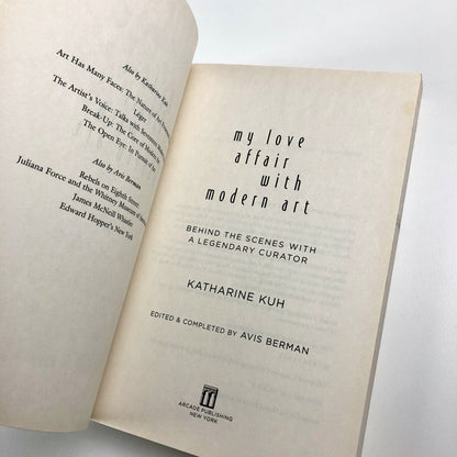 My Affair With Modern Art – Katharine Kuh | Edited Avis Berman 2012