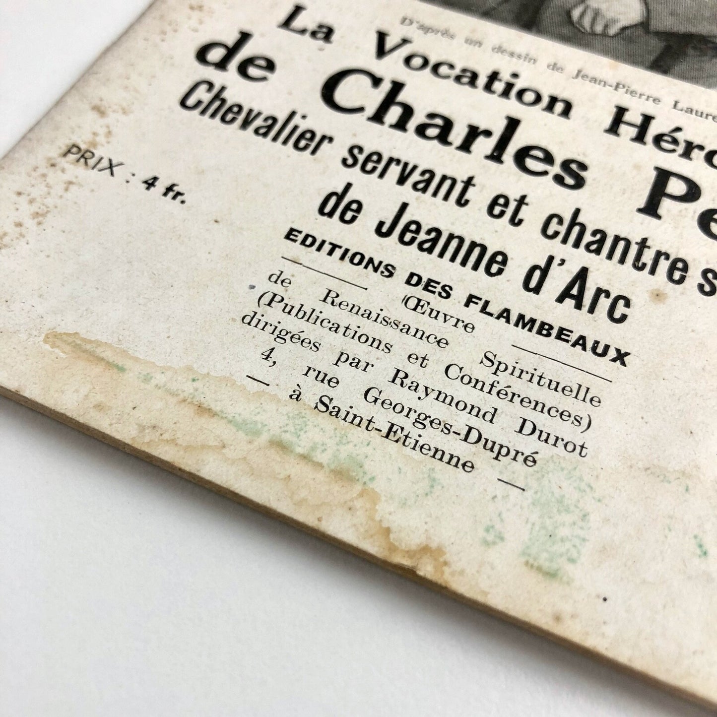La Vocation Héroïque de Charles Péguy | Editions des Flambeaux 1941