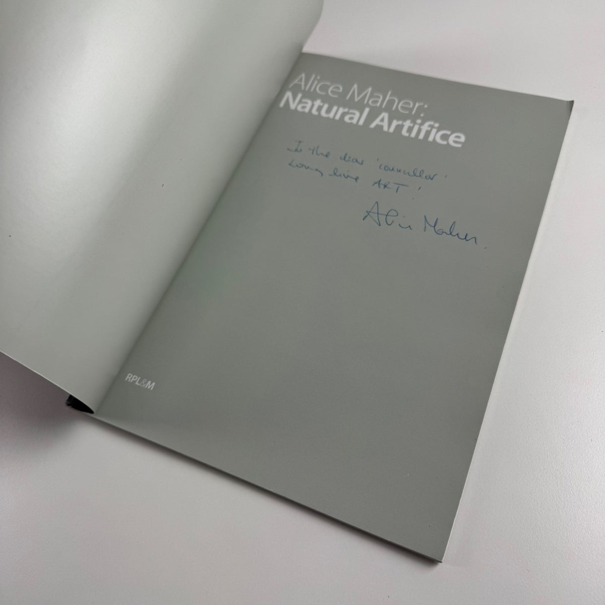 Alice Maher. Natural Artifice | Royal Pavilion Libraries & Museums, 2007 inscribed