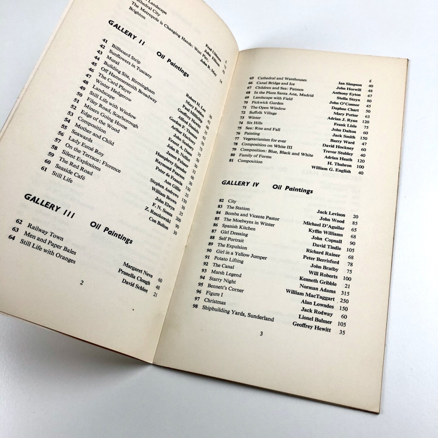 Spring Exhibition 1960 – Bradford City Art Gallery | David Hockney, Julian Trevelyan, Edward Ardizzone, Wilhelma Barns-Graham, Peter Lanyon et al