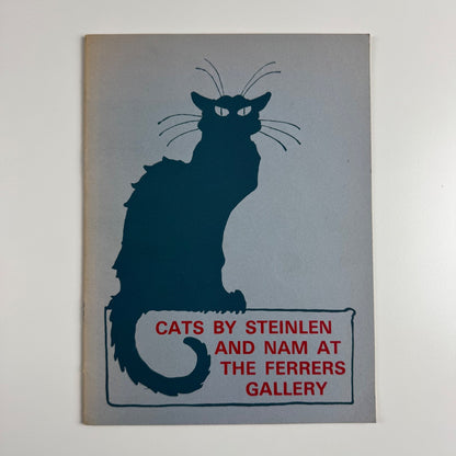 Cats by Steinlen and Nam. An exhibition of paintings, drawings & lithographs | The Ferrers Gallery, March 1971