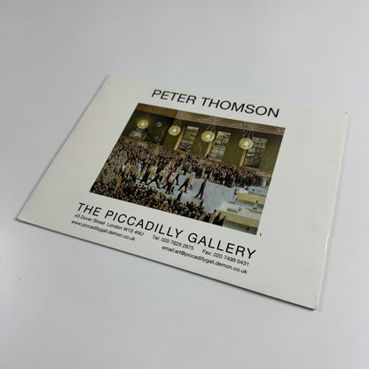 Folding card Peter Thomson | Piccadilly Gallery 2004