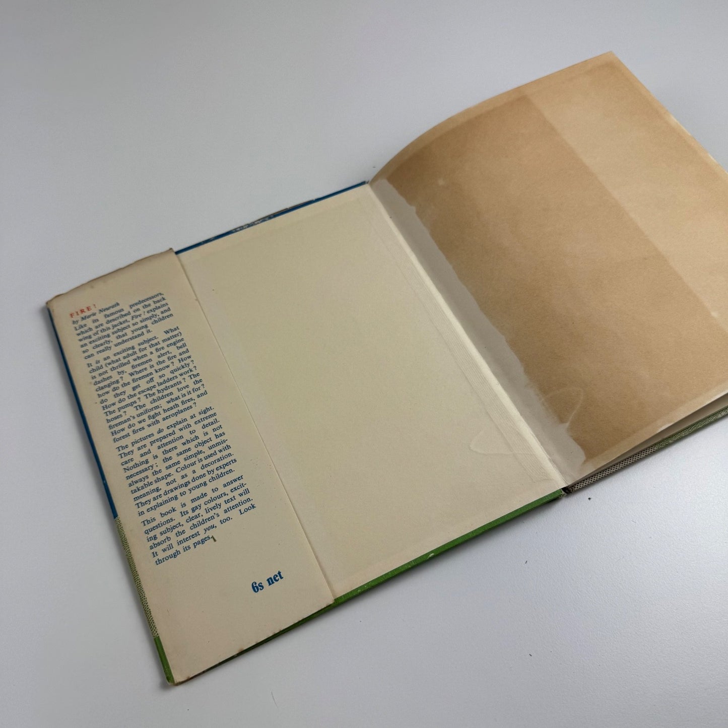 Fire! A Parrish Colour Book for Children by Marie Neurath. Max Parrish, London, 1950 Isotype Institute