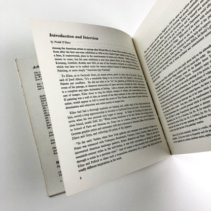 Franz Kline. A retrospective exhibition | Whitechapel Gallery, MOMA, New York. 1964