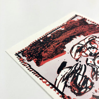 Pierre Alechinsky. Private view invitation | Ronny van de Velde 1999