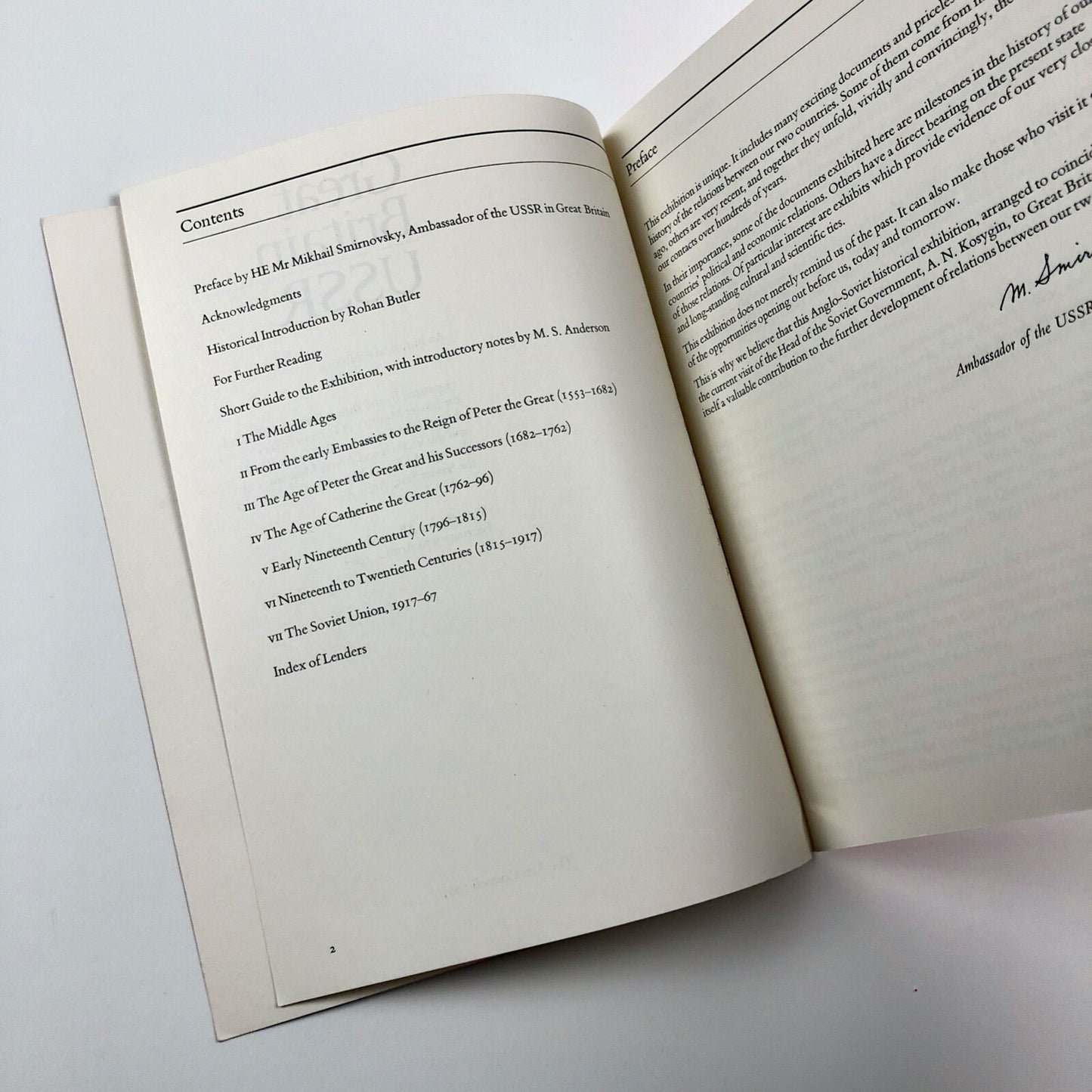 Great Britain USSR. An historical exhibition | Arts Council V&A catalogue, 1967