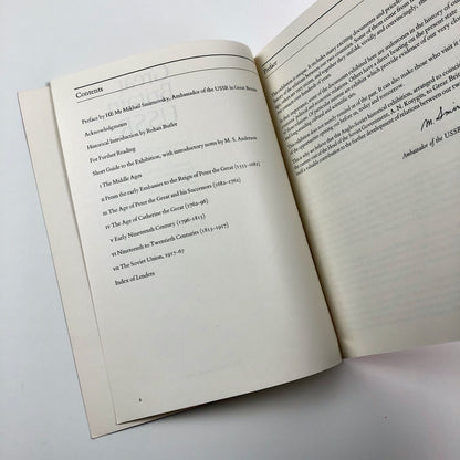 Great Britain USSR. An historical exhibition | Arts Council V&A catalogue, 1967