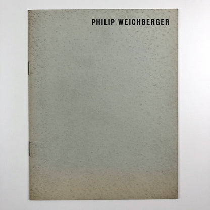 Philip [Philipp] Weichberger. Gemälde, Gouachen | Kunsthalle Bremen exhibition catalogue, 1959