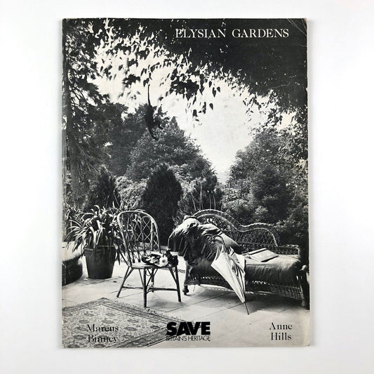 Elysian Gardens "Save Britain's Heritage" | Campaign journal, 1979 Hills/Binney