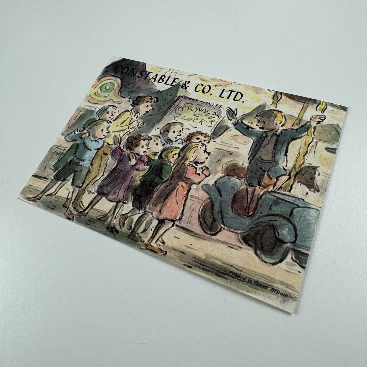 Promotional leaflet: Paul the Hero of the Fire by Edward Ardizzone | Constable, 1962