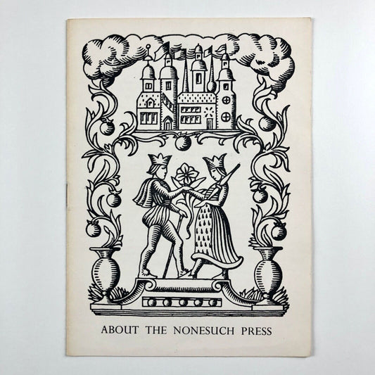 About the Nonesuch Press | Gainsborough House museum | April 1974