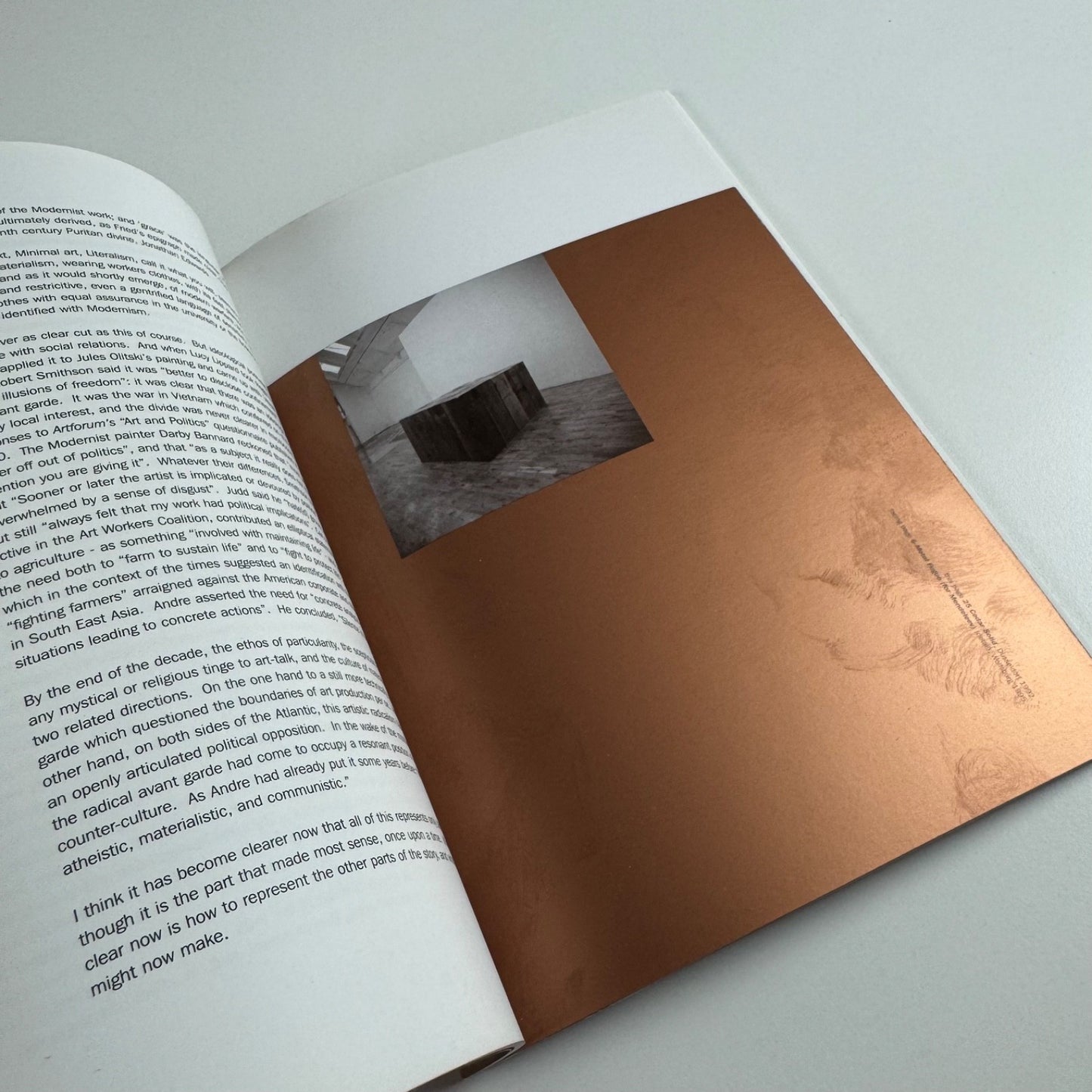 Carl Andre and the sculptural imagination Museum of Modern Art Papers 2, 1996
