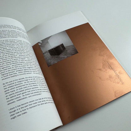 Carl Andre and the sculptural imagination Museum of Modern Art Papers 2, 1996