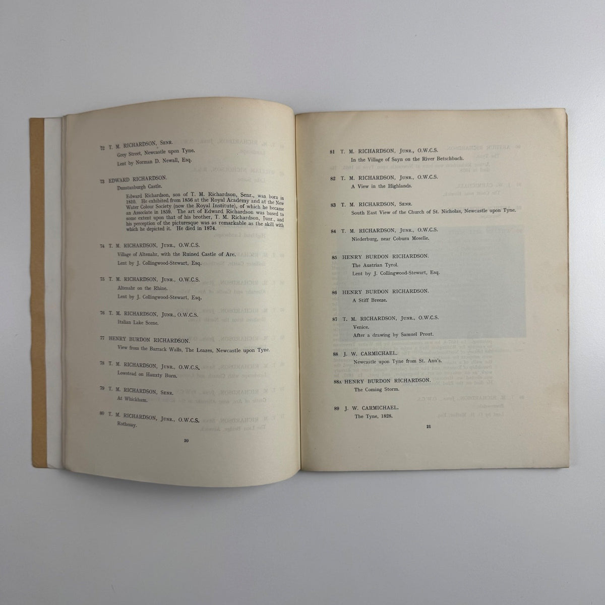 Exhibition Recording Tyneside's Contribution to Art | Laing Art Gallery Festival of Britain, 1951 + copy letter from Osbert Sitwell