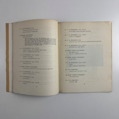 Exhibition Recording Tyneside's Contribution to Art | Laing Art Gallery Festival of Britain, 1951 + copy letter from Osbert Sitwell