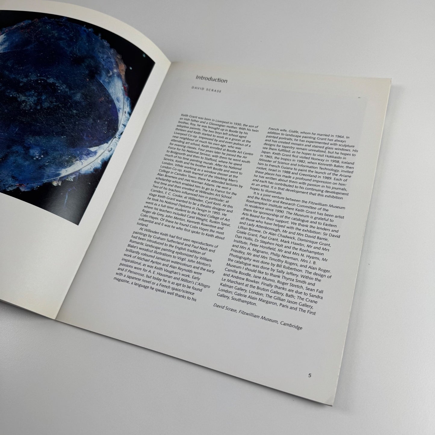 Ice and Fire paintings by Keith Grant | Fitzwilliam | Roehampton Institute, 1994