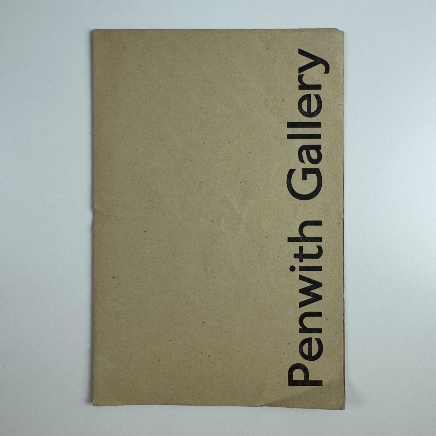 Catalogue Penwith Society Gallery winter exhibition 1972/73