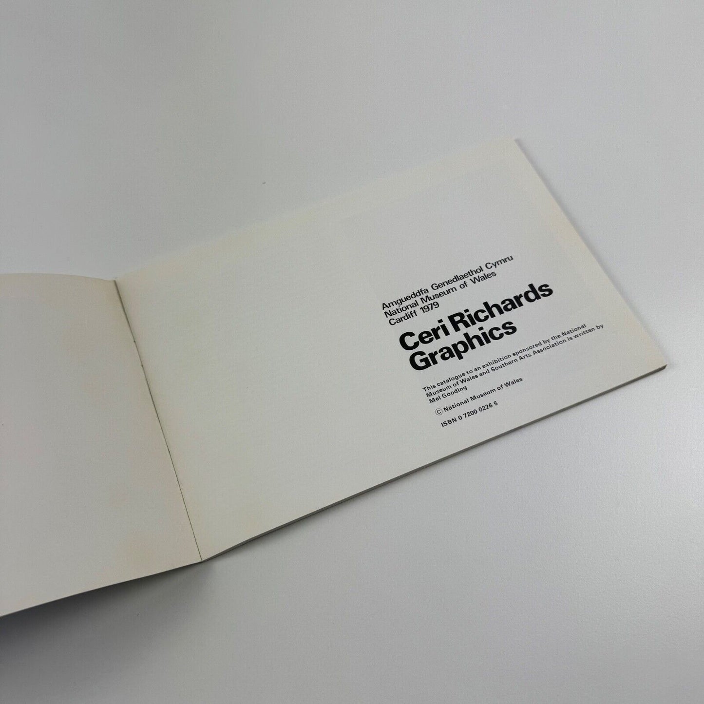 Ceri Richards Graphics | National Museum of Wales, Cardiff in 1979. Catalogue written by Mel Gooding