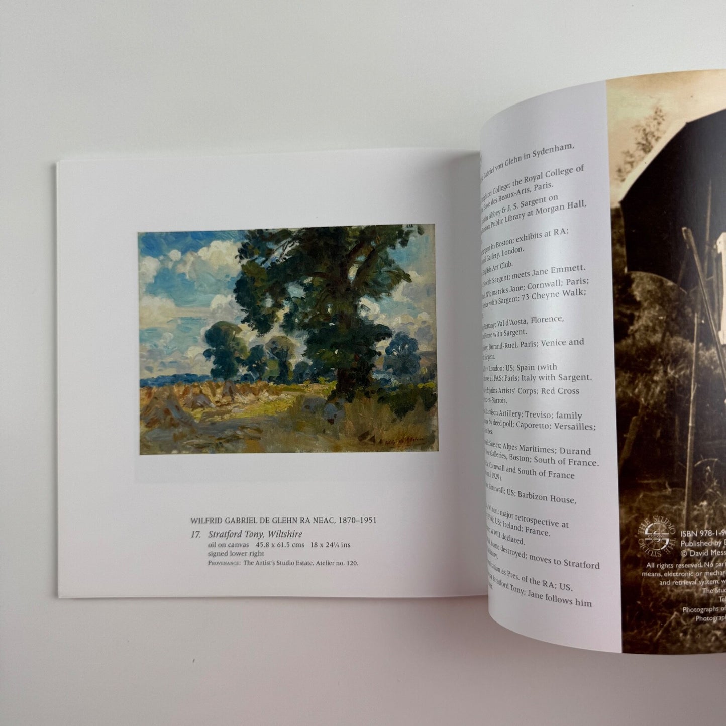 Wilfrid and Jane de Glehn. The Wiltshire Landscapes | Messum's, 2013