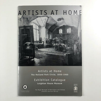 Leaflet for Artists At Home: The Holland Park Circle by Caroline Dakers | Leighton House Museum, 2000