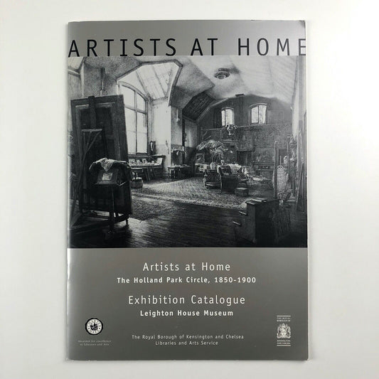 Leaflet for Artists At Home: The Holland Park Circle by Caroline Dakers | Leighton House Museum, 2000